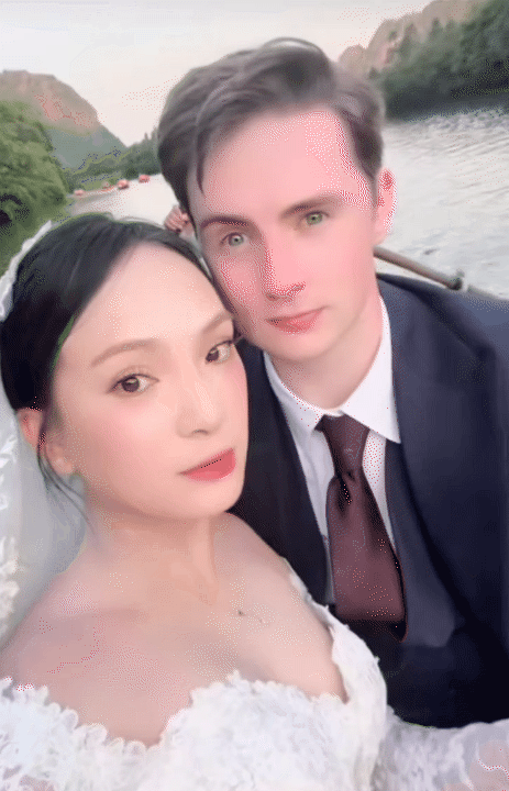 C&ocirc; d&acirc;u Việt h&eacute; lộ visual như t&agrave;i tử Hollywood của ch&uacute; rể ngoại quốc: Chỉ v&agrave;i gi&acirc;y đ&atilde; khiến MXH dậy s&oacute;ng- Ảnh 6.