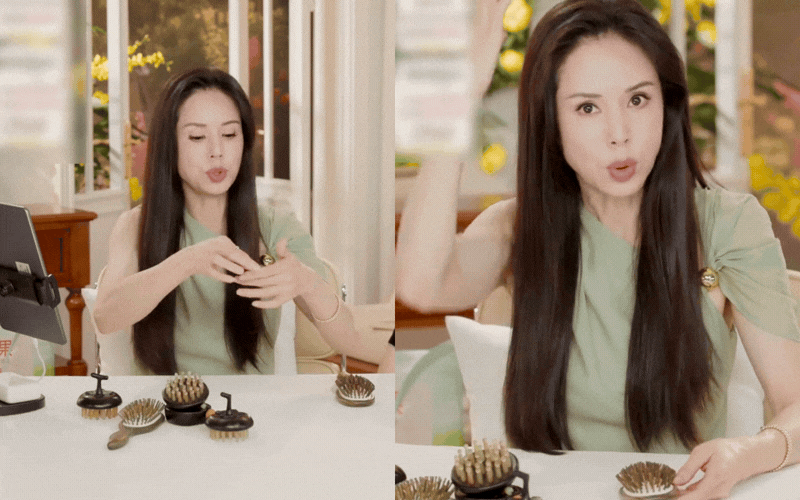 L&yacute; Nhược Đồng chia sẻ b&iacute; quyết chải t&oacute;c: Đừng v&igrave; sợ rụng m&agrave; bỏ lu&ocirc;n chiếc lược, đ&acirc;y mới l&agrave; c&aacute;ch chăm t&oacute;c khiến m&aacute;i t&oacute;c ng&agrave;y c&agrave;ng đẹp- Ảnh 2.