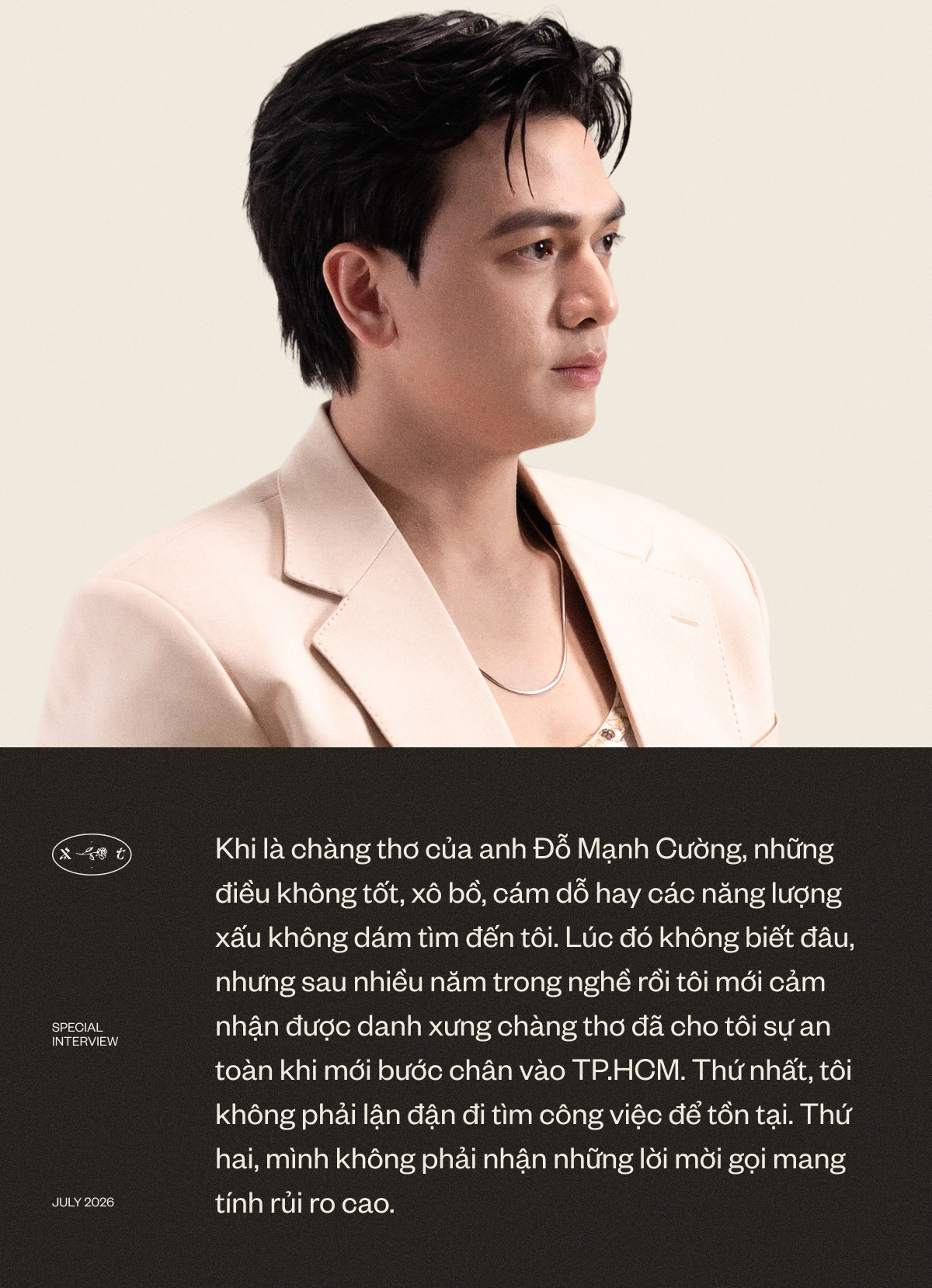 Lê Xuân Tiền: "Nhờ làm chàng thơ của anh Đỗ Mạnh Cường mà cám dỗ không dám tìm đến tôi"- Ảnh 2.