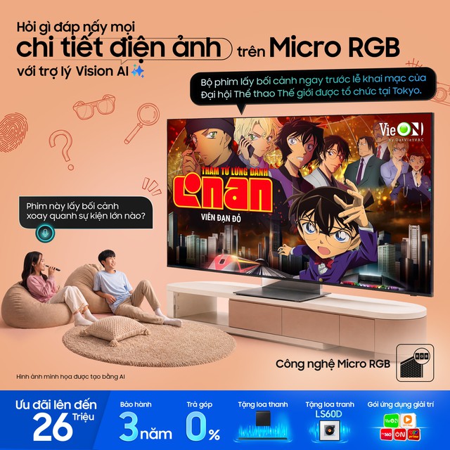 Thưởng thức bom tấn điện ảnh cực cuốn hút với trợ lý AI trên Samsung AI TV - Ảnh 2.