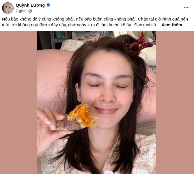 T&igrave;nh trạng hiện tại của Quỳnh Lương- Ảnh 2.