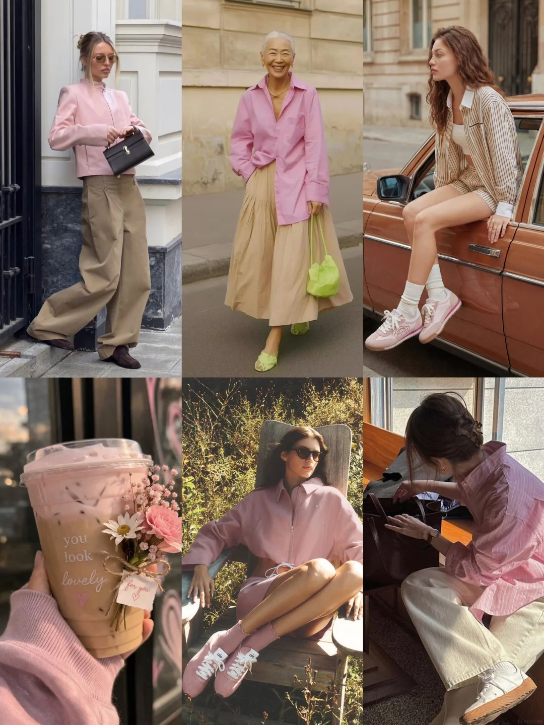 Hồng phấn kết hợp kaki: Bản phối old money ngọt ngào, thanh lịch cho phụ nữ có gu - Ảnh 1.