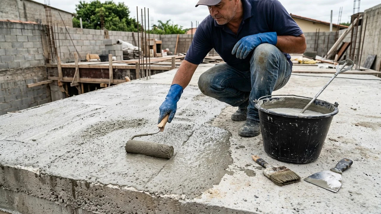 L&yacute; do thợ x&acirc;y th&ecirc;m 'chất lỏng trắng' v&agrave;o xi măng: B&iacute; quyết tăng độ b&aacute;m chỉ người trong nghề mới r&otilde; - Ảnh 2.