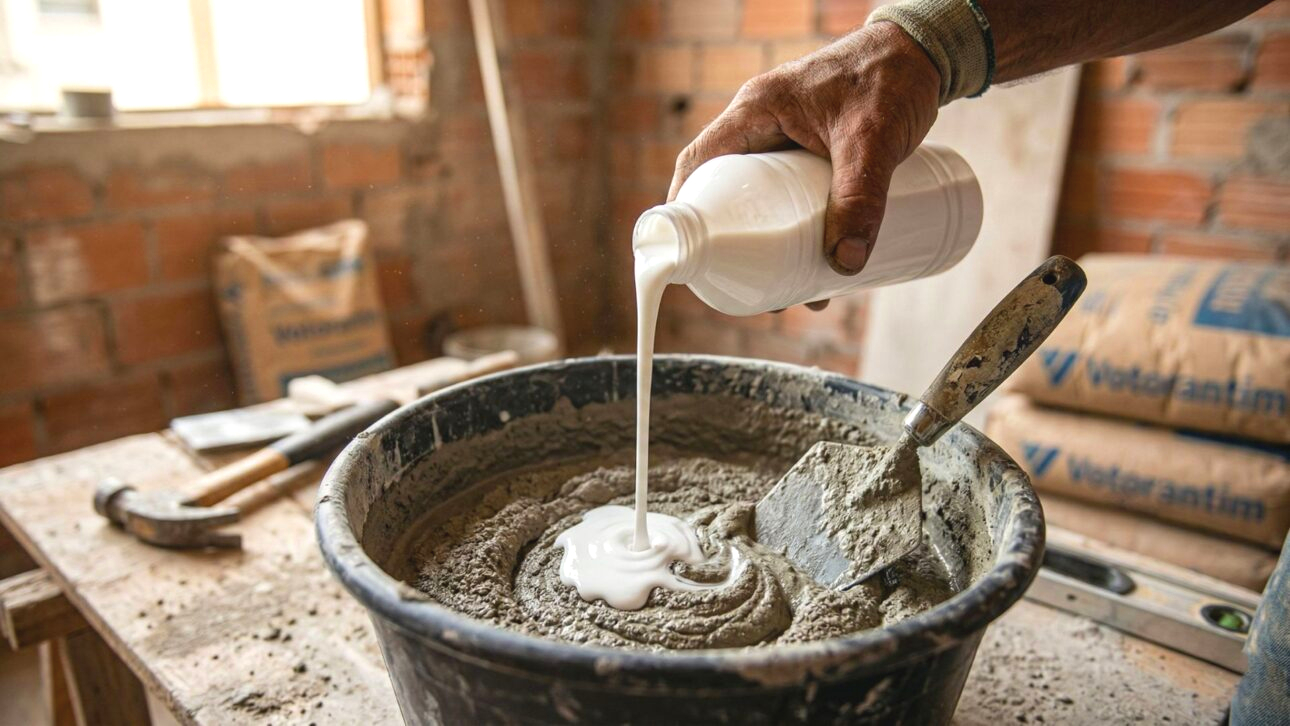 L&yacute; do thợ x&acirc;y th&ecirc;m 'chất lỏng trắng' v&agrave;o xi măng: B&iacute; quyết tăng độ b&aacute;m chỉ người trong nghề mới r&otilde; - Ảnh 1.
