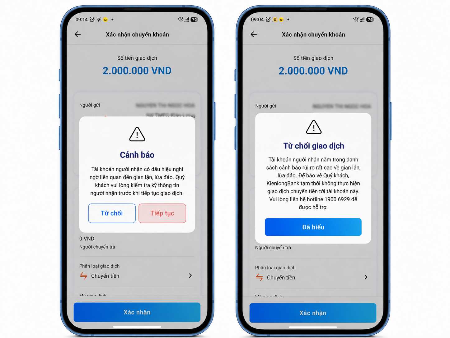 Từ nay: Loạt ngân hàng BIDV, Vietcombank, Vietinbank, KienlongBank,... từ chối giao dịch chuyển tiền của khách hàng trong 2 trường hợp sau- Ảnh 1.