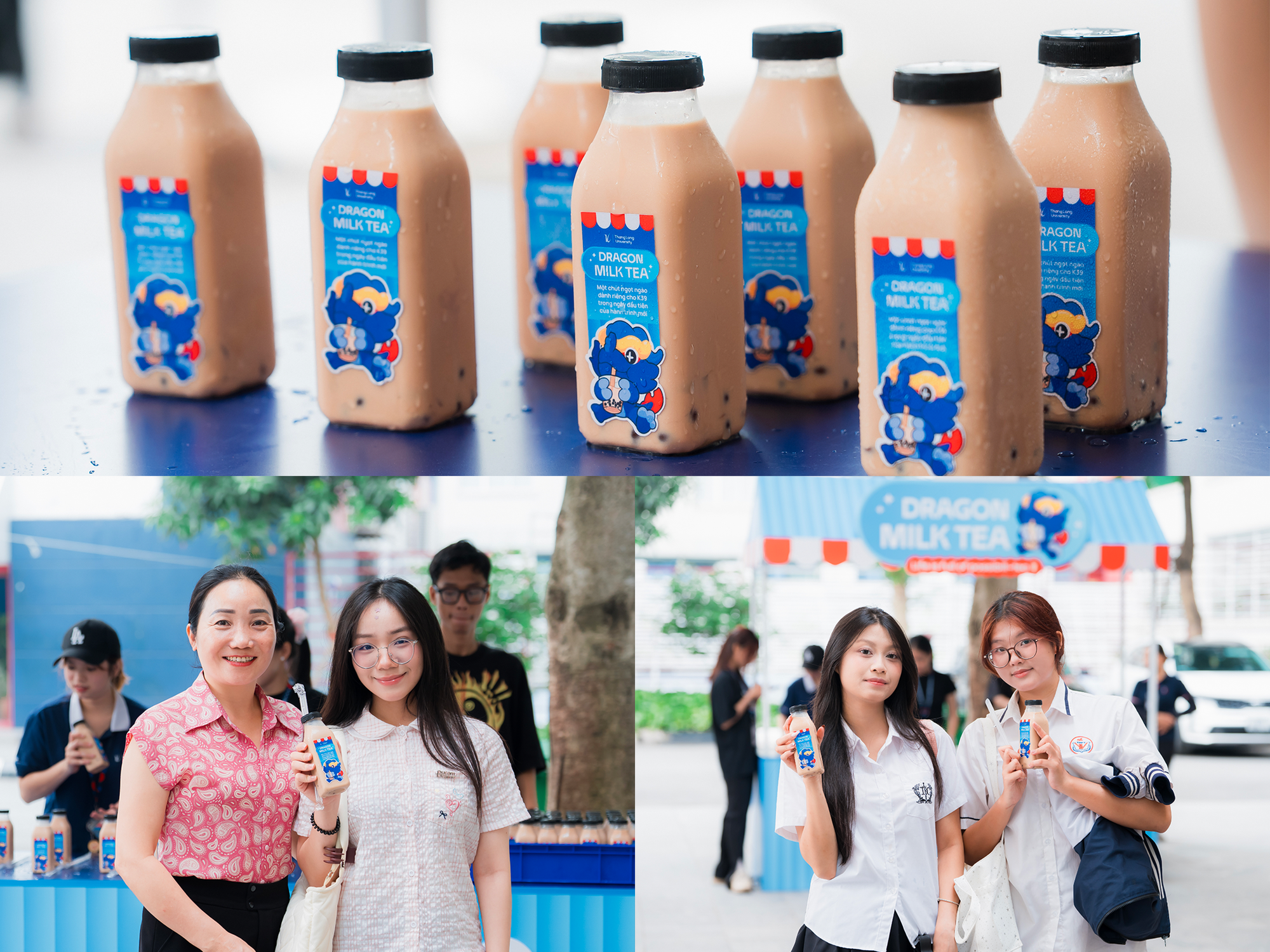 Tân sinh viên K39 trường ĐH Thăng Long nhập học như đi hội: Vui hết cỡ, tặng trà sữa, rinh quà xịn mang về! - Ảnh 7.