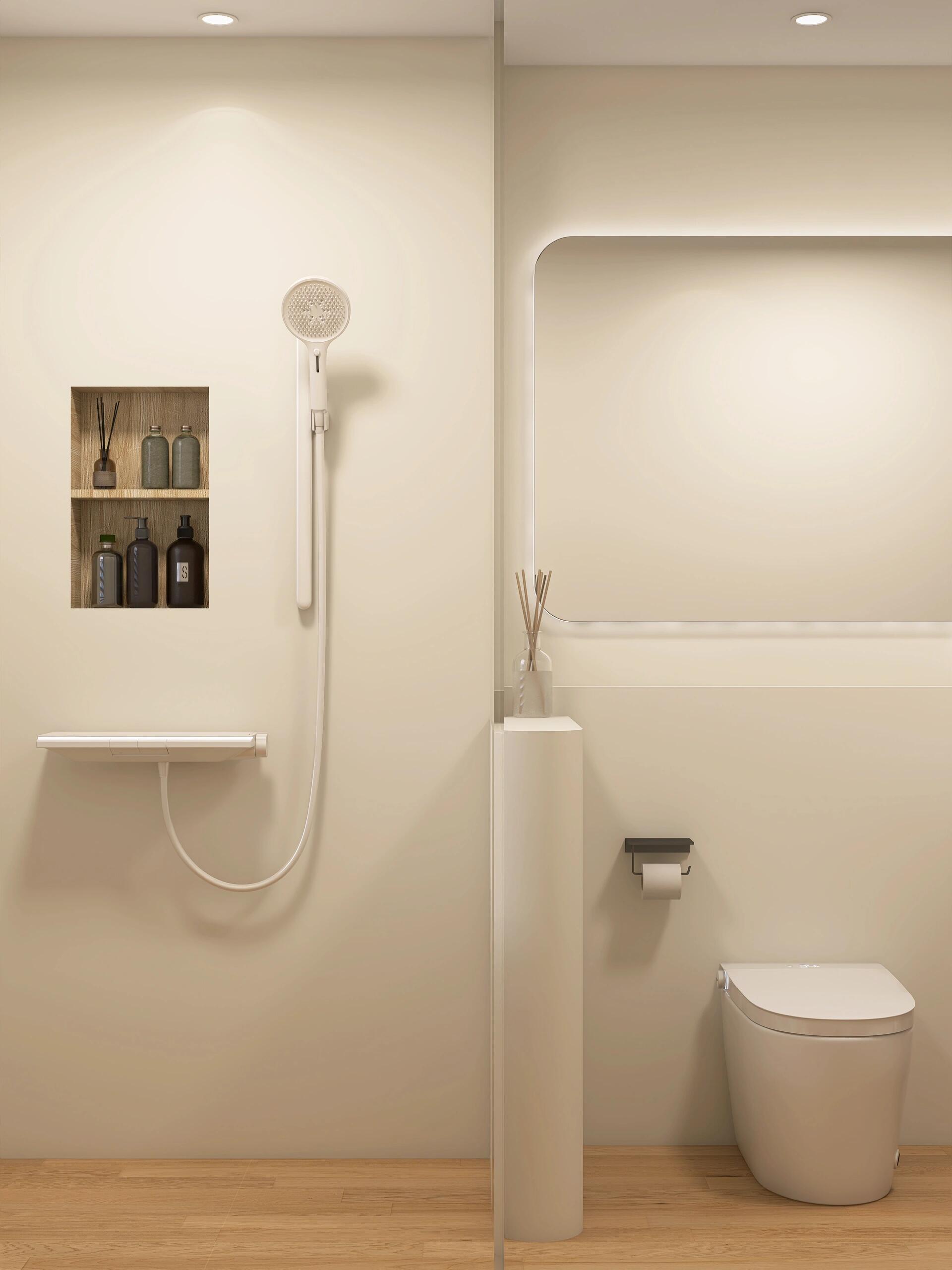 Ph&ograve;ng tắm chỉ d&ugrave;ng v&aacute;ch k&iacute;nh để ngăn kh&ocirc; &ndash; ướt vẫn chưa đủ: C&aacute;ch người Nhật chia kh&ocirc;ng gian mới thực sự đ&aacute;ng học hỏi- Ảnh 4.