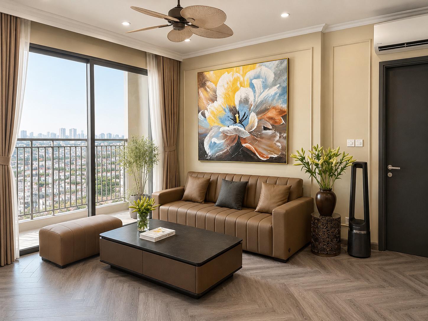 Chỉ sửa phòng khách, bếp và phòng 2 con, căn hộ Vinhomes Smart City đã “rộng ra” thấy rõ dù không tăng thêm 1m²- Ảnh 6.