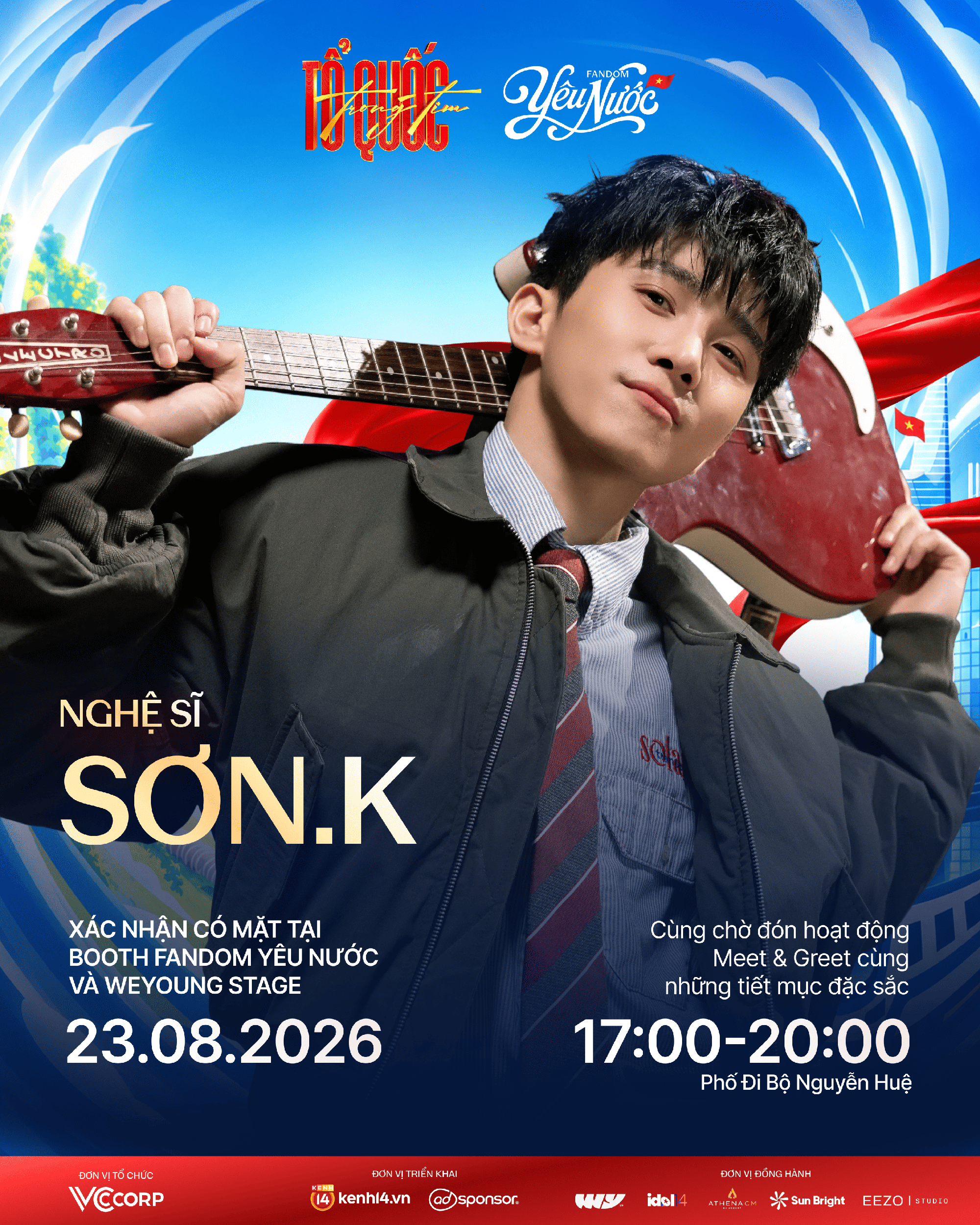 H&eacute; lộ line-up đổ bộ Fandom Y&ecirc;u Nước: Sơn.K - TOKI b&ugrave;ng nổ visual, loạt nghệ sĩ hứa hẹn g&acirc;y sốt- Ảnh 5.