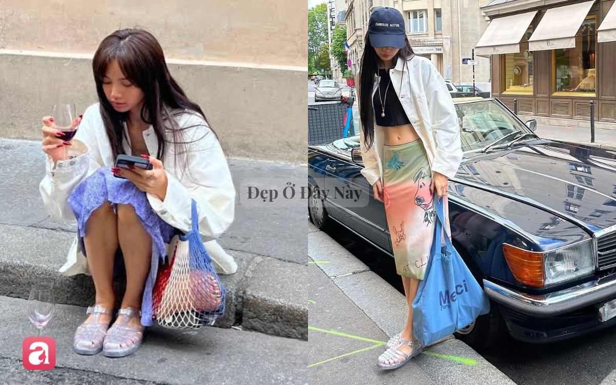 Cần nhất ngày mưa: Giày dép nhựa diện lên vừa sành điệu lại không lo đọng nước ướt nhẹp- Ảnh 4.