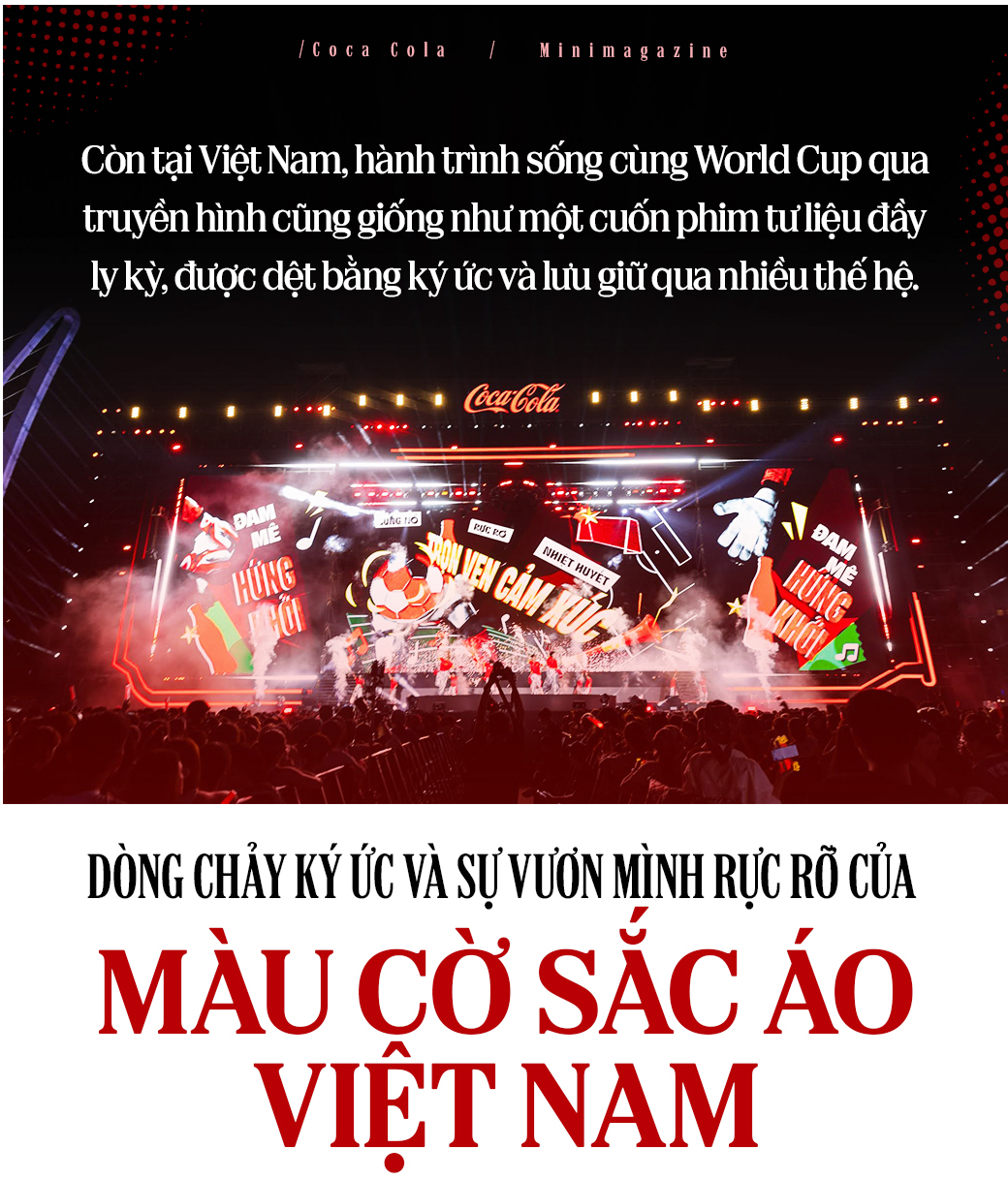 Từ chiếc tivi mờ nh&ograve;e đến đại tiệc &ldquo;24 Giờ Trọn Vẹn Cảm X&uacute;c&rdquo;: Những &ldquo;lần đầu ti&ecirc;n&rdquo; của người Việt với World Cup - Ảnh 1.
