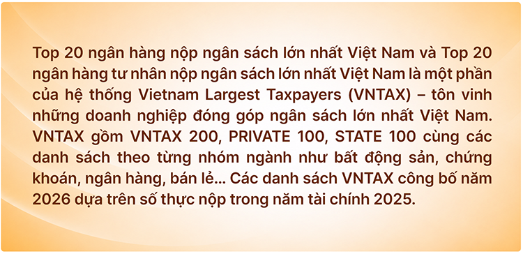 C&ocirc;ng bố 20 Ng&acirc;n h&agrave;ng nộp ng&acirc;n s&aacute;ch lớn nhất v&agrave; Top 20 Ng&acirc;n h&agrave;ng tư nh&acirc;n nộp ng&acirc;n s&aacute;ch lớn nhất Việt Nam 2026- Ảnh 10.
