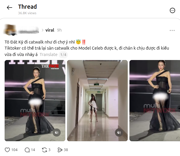 Đối thủ của Lọ Lem catwalk như đi chợ d&ugrave; đ&atilde; qua đ&agrave;o tạo- Ảnh 2.
