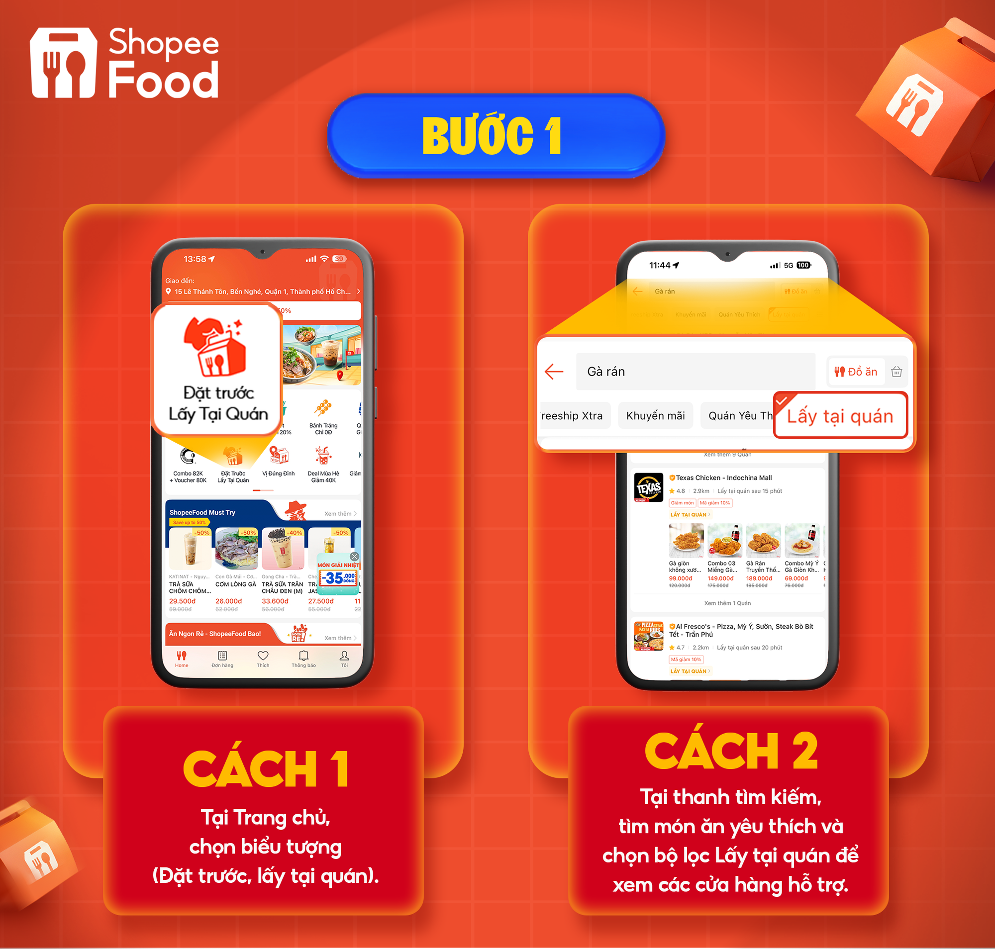 Đặt trước, lấy m&oacute;n tại qu&aacute;n tiện lợi tr&ecirc;n ShopeeFood, bạn đ&atilde; biết c&aacute;ch? - Ảnh 2.