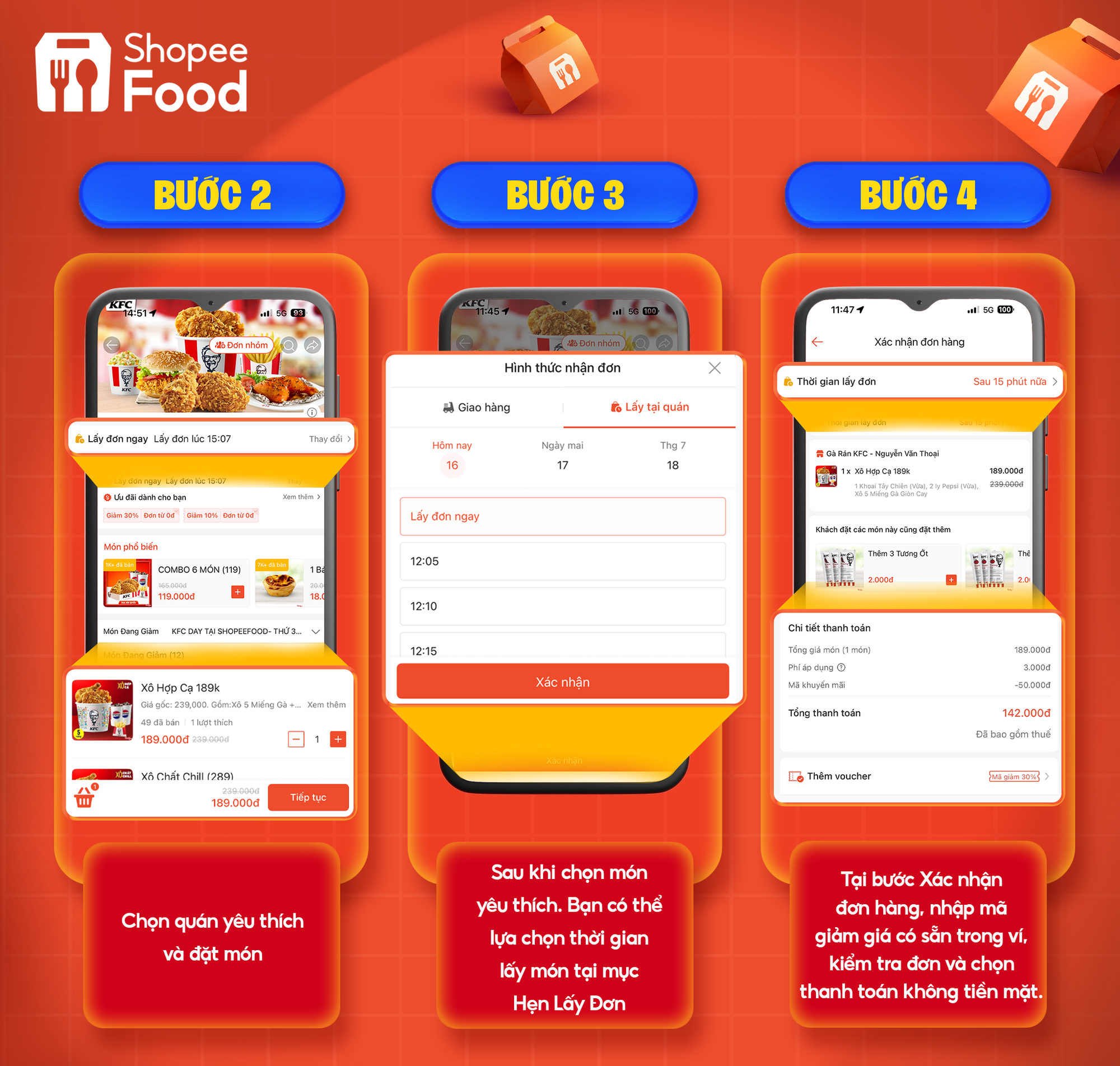 Đặt trước, lấy m&oacute;n tại qu&aacute;n tiện lợi tr&ecirc;n ShopeeFood, bạn đ&atilde; biết c&aacute;ch? - Ảnh 3.