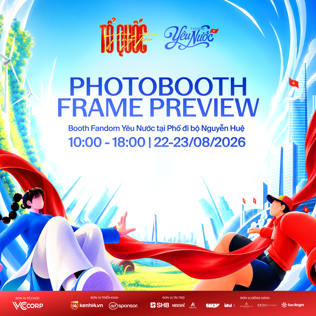 Ngay ng&agrave;y mai, đến Phố đi bộ Nguyễn Huệ, TP.HCM để trải nghiệm booth Fandom Y&ecirc;u Nước!- Ảnh 1.