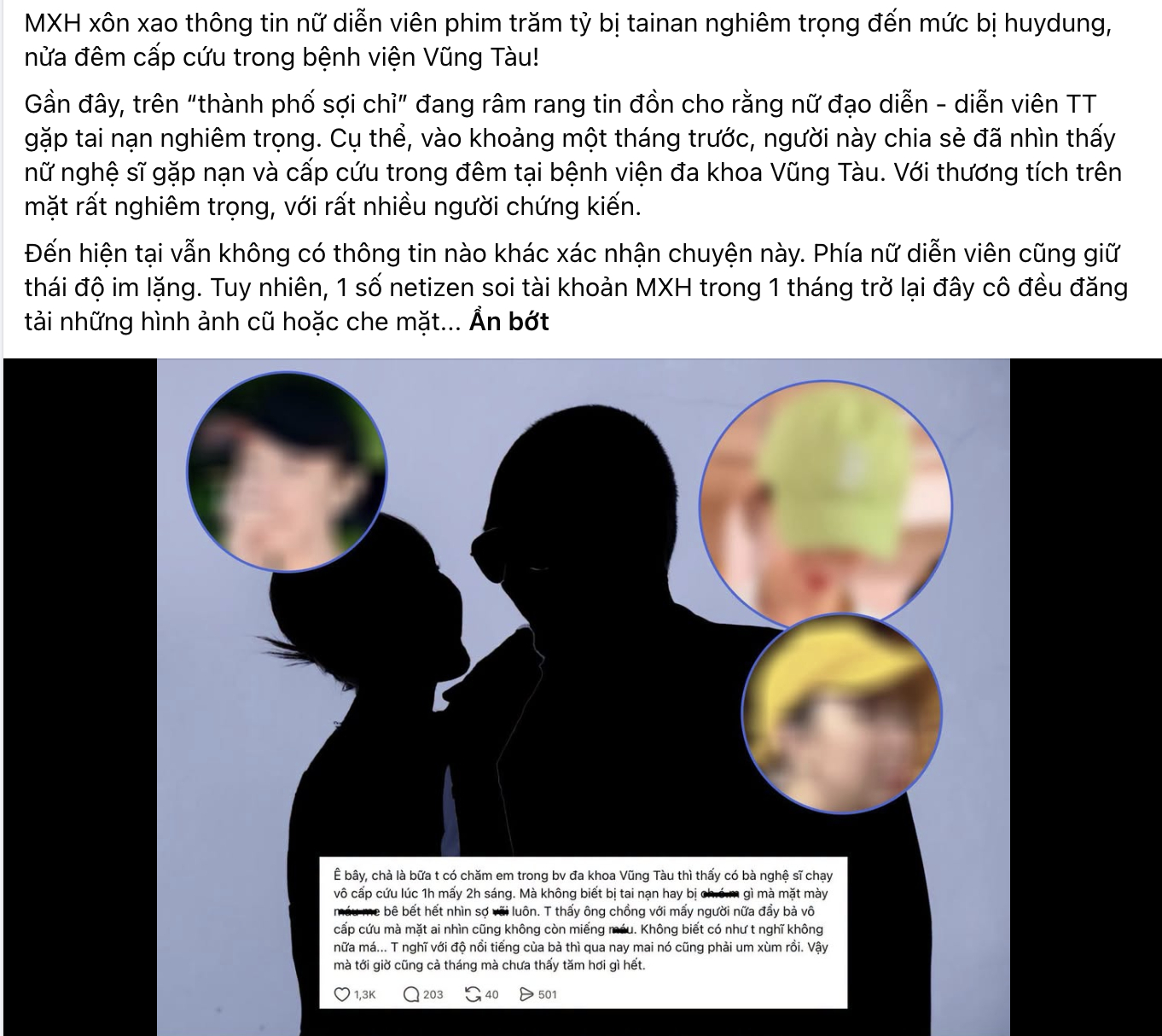 Tiến Luật l&ecirc;n tiếng về th&ocirc;ng tin Thu Trang bị ch&eacute;m nhập viện ở Vũng T&agrave;u- Ảnh 1.