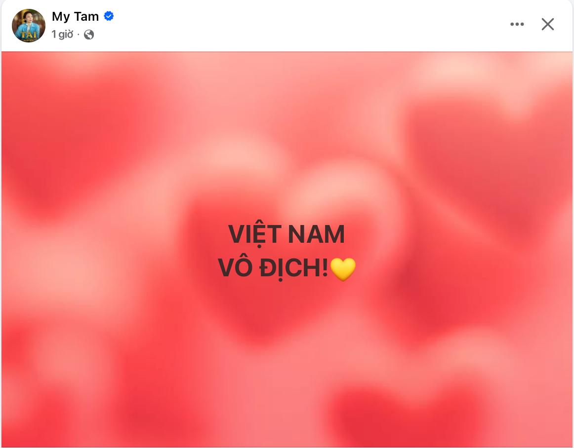 D&agrave;n sao sau chiến thắng của đội tuyển Việt Nam: Tiểu Vy đ&iacute;nh ch&iacute;nh gấp, Mỹ T&acirc;m vỡ o&agrave;, 1 n&agrave;ng hậu xuống phố!- Ảnh 6.