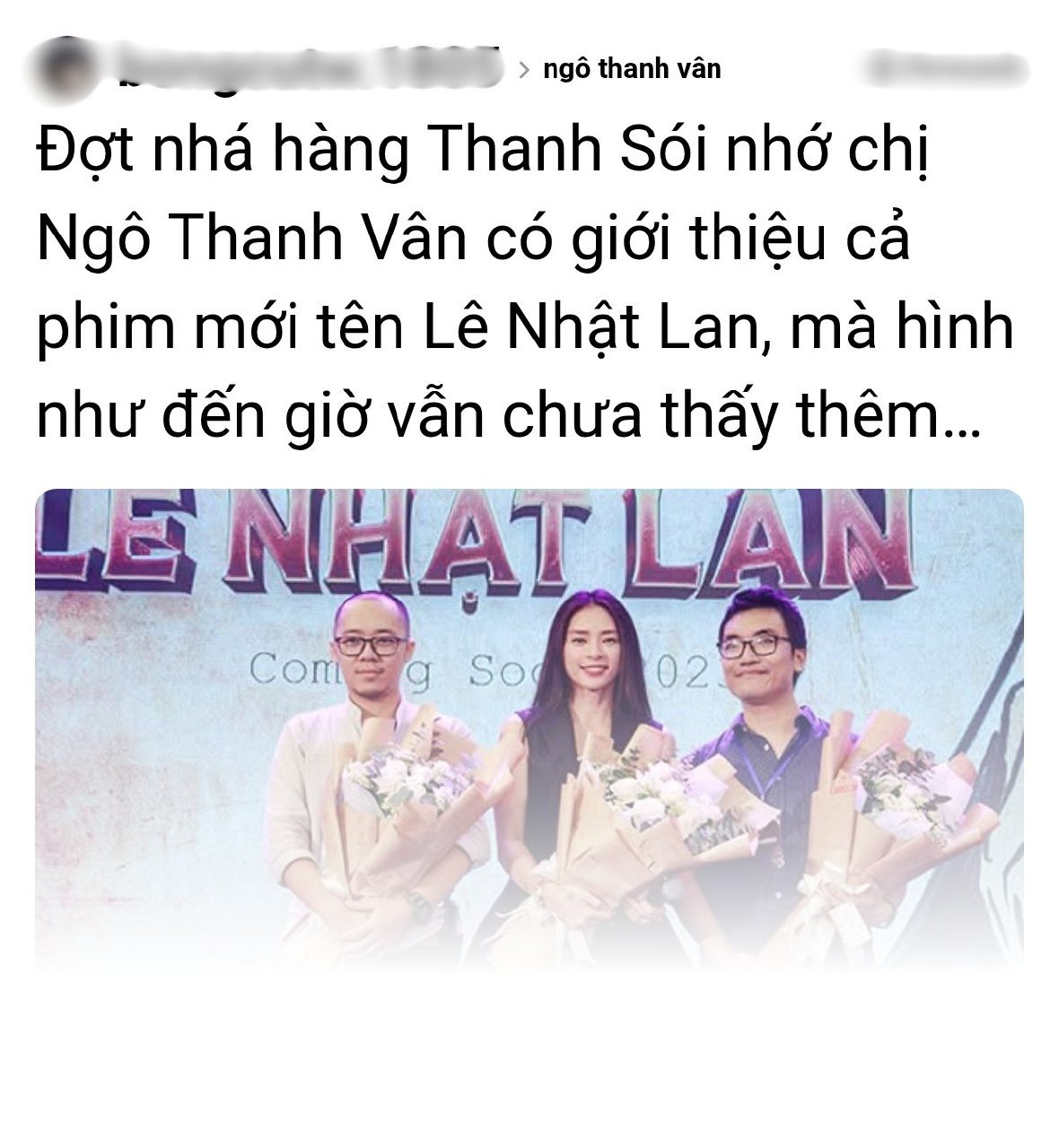 Bộ phim kh&ocirc;ng bao giờ được l&ecirc;n s&oacute;ng của Ng&ocirc; Thanh V&acirc;n- Ảnh 1.