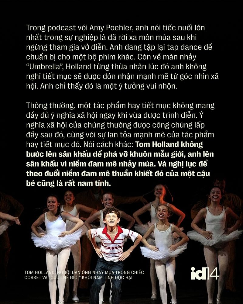 Tom Holland: Người đ&agrave;n &ocirc;ng nhảy m&uacute;a trong chiếc corset v&agrave; &ldquo;cứu thế giới&rdquo; khỏi nam t&iacute;nh độc hại- Ảnh 6.
