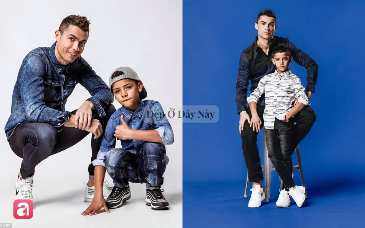Visual của con trai Ronaldo: 16 tuổi đ&atilde; cao gần 1m9, cơ bắp cuồn cuộn, mặc g&igrave; cũng đẹp- Ảnh 6.