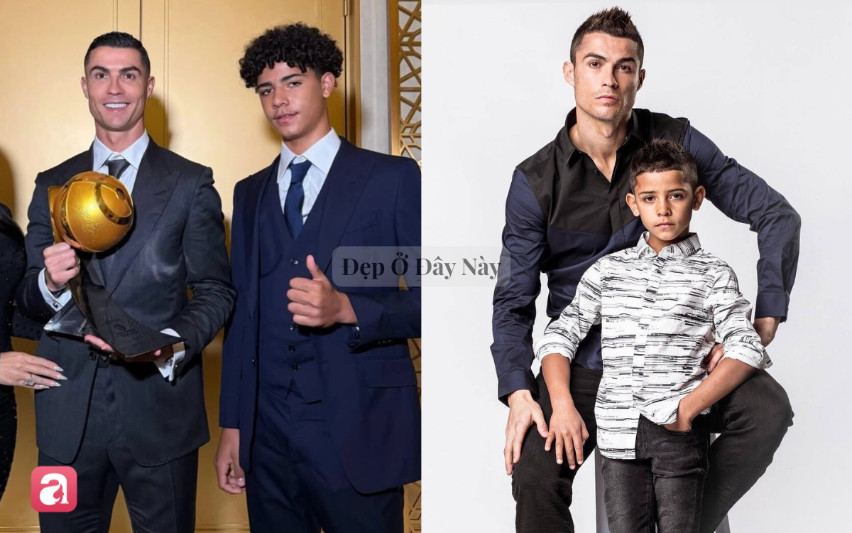 Visual của con trai Ronaldo: 16 tuổi đ&atilde; cao gần 1m9, cơ bắp cuồn cuộn, mặc g&igrave; cũng đẹp- Ảnh 1.