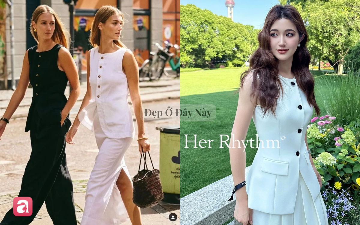Chiếc &aacute;o cứ diện l&agrave; đẹp chuẩn style "old money" m&agrave; kh&ocirc;ng cần mix đồ cầu kỳ- Ảnh 1.