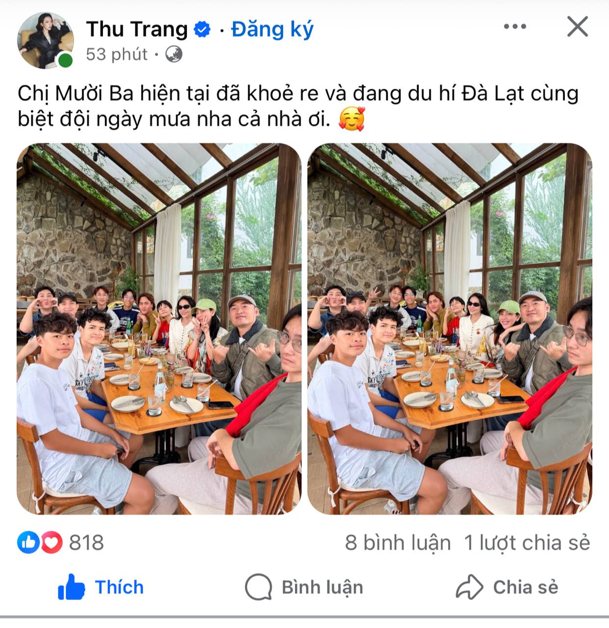 T&igrave;nh trạng hiện tại của Thu Trang - Tiến Luật- Ảnh 4.