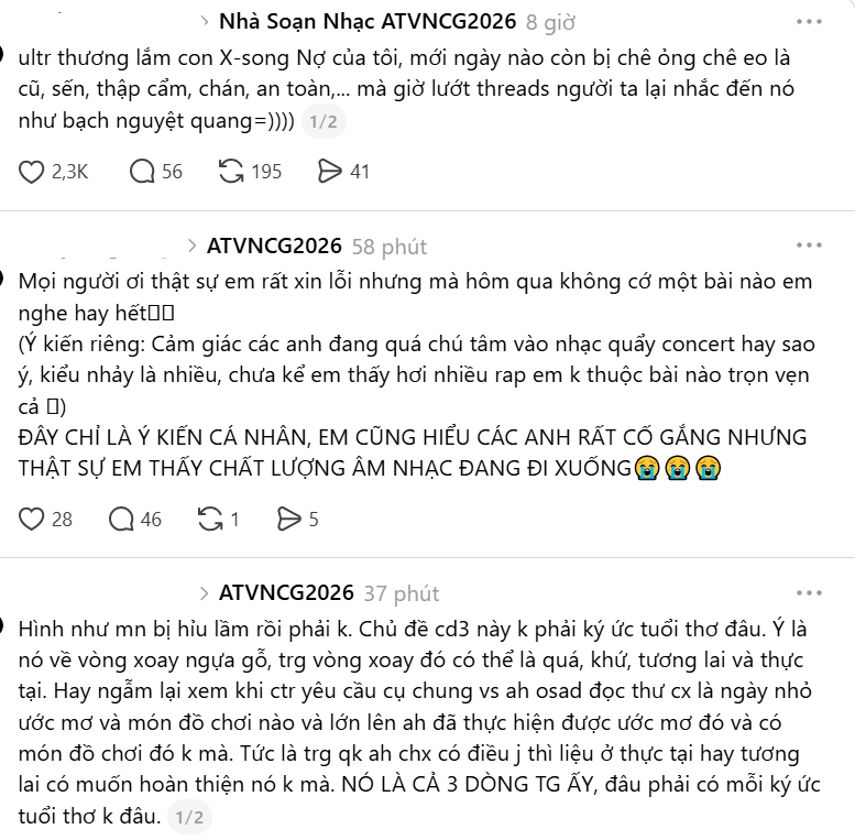 Cả MXH đang tranh c&atilde;i: Nhạc Anh Trai Vượt Ng&agrave;n Ch&ocirc;ng Gai ng&agrave;y c&agrave;ng tuột phong độ- Ảnh 8.