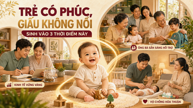 Trẻ c&oacute; ph&uacute;c, giấu kh&ocirc;ng nổi: B&eacute; sinh v&agrave;o 3 thời điểm n&agrave;y c&oacute; thể thực sự mang số "sướng từ trong trứng"- Ảnh 1.