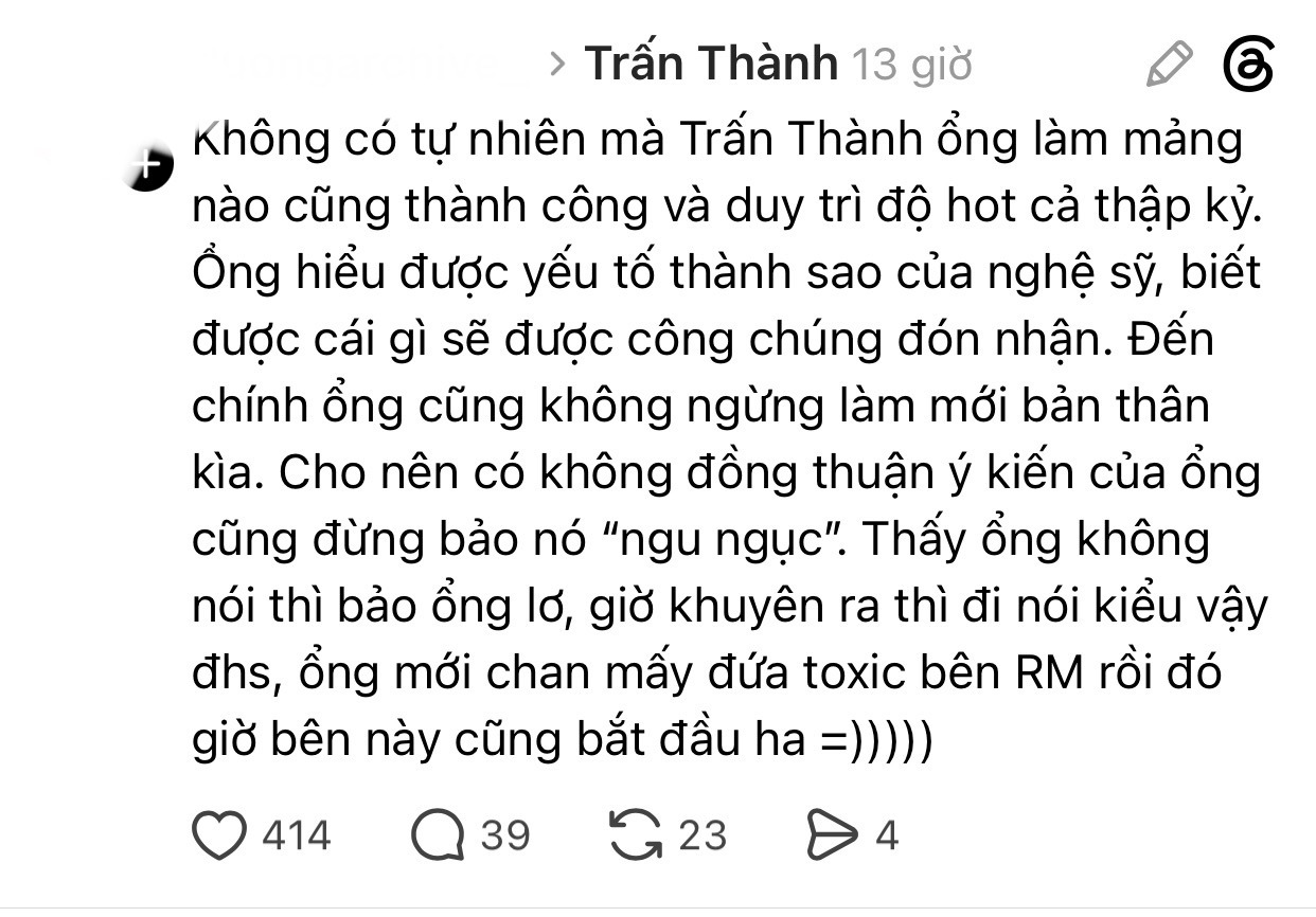 Trấn Th&agrave;nh g&acirc;y tranh c&atilde;i- Ảnh 5.