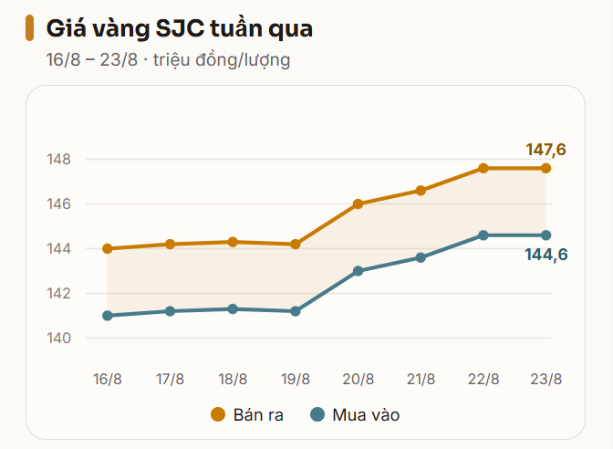 Lãi/lỗ bao nhiêu sau một tuần mua vàng tại SJC, DOJI, PNJ, Bảo Tín Minh Châu, Mi Hồng?- Ảnh 1.