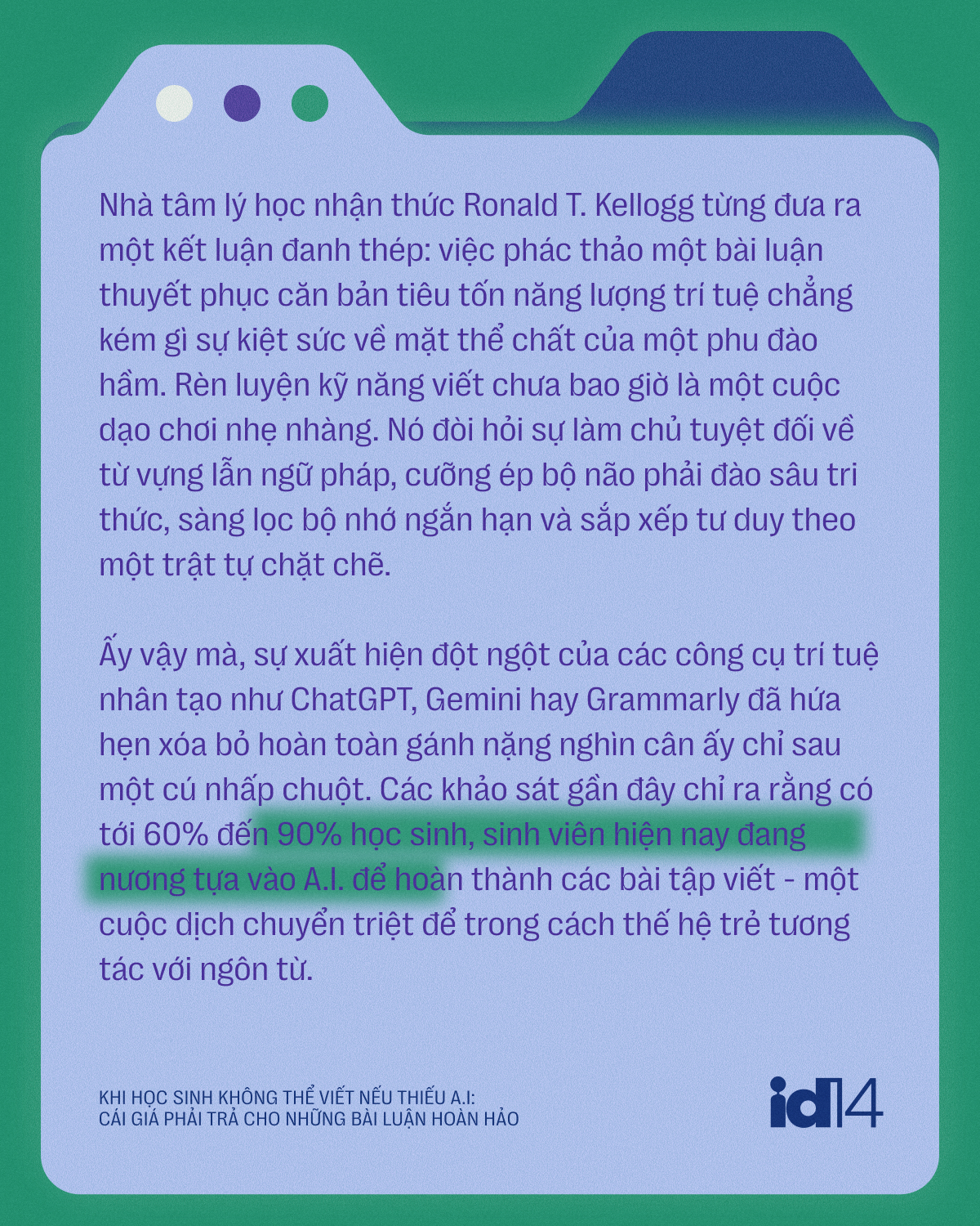 Khi học sinh không thể viết nếu thiếu A.I: Cái giá phải trả cho những bài luận hoàn hảo - Ảnh 2.