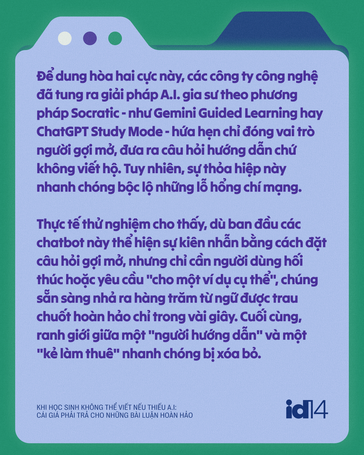 Khi học sinh không thể viết nếu thiếu A.I: Cái giá phải trả cho những bài luận hoàn hảo - Ảnh 8.
