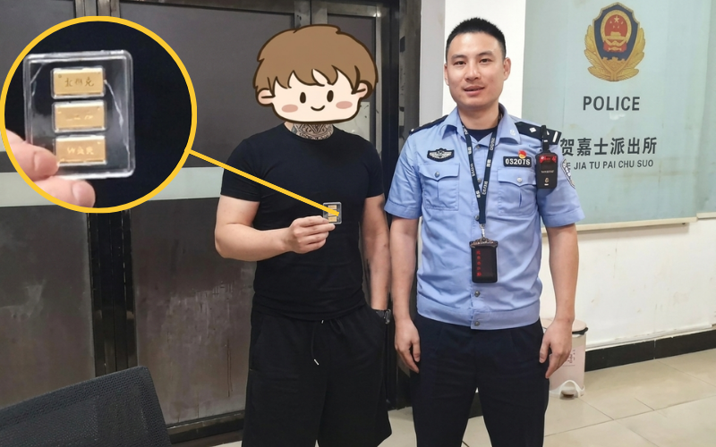 Nhặt được 3 thỏi v&agrave;ng, tưởng v&agrave;ng giả n&ecirc;n vứt: Cảnh s&aacute;t v&agrave;o cuộc, 3 tiếng sau trả lại cho ch&iacute;nh chủ- Ảnh 2.
