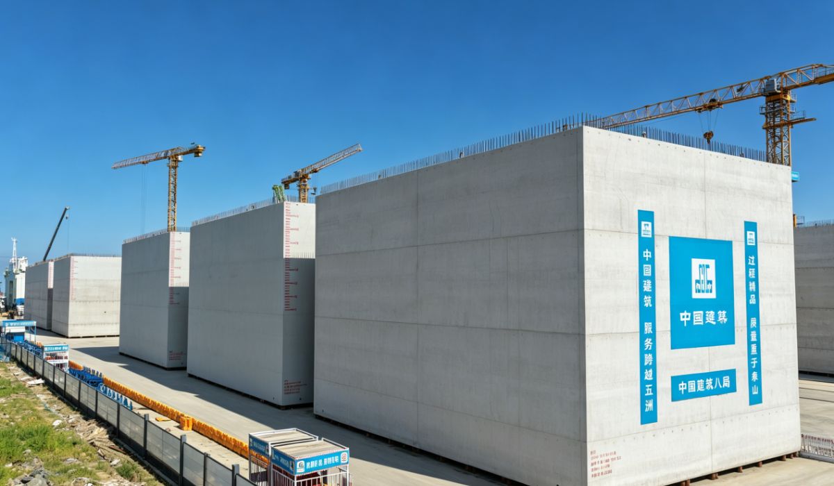 Ph&aacute;t hiện Trung Quốc đ&aacute;nh ch&igrave;m 34 't&ograve;a nh&agrave; 5 tầng' nặng 3.500 tấn xuống biển: Bức tường ngầm d&agrave;i 675m đang dần lộ diện - Ảnh 2.