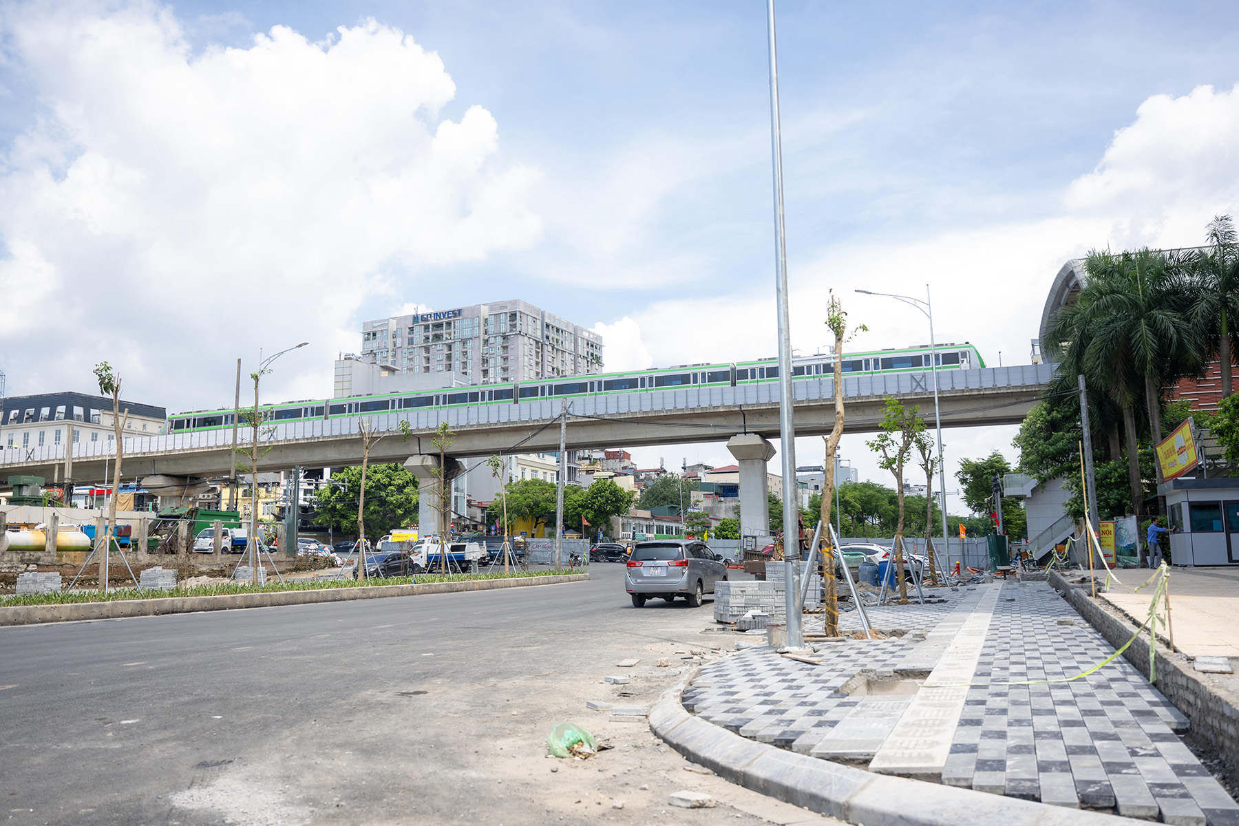 Đếm ngược ngày thông xe 2/9: Vành đai 1 Hoàng Cầu - Voi Phục thay da đổi thịt từng ngày - Ảnh 17.