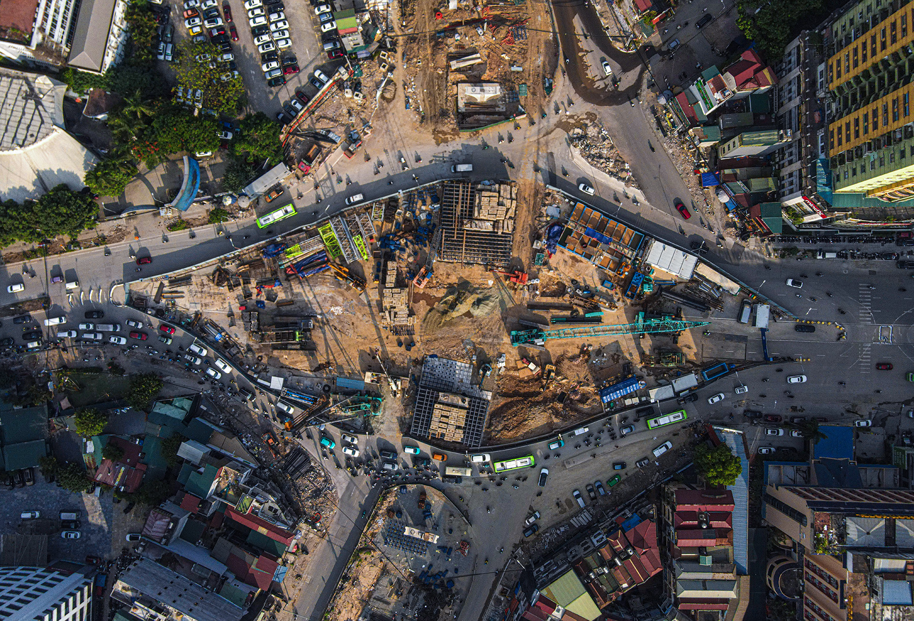 Đếm ngược ngày thông xe 2/9: Vành đai 1 Hoàng Cầu - Voi Phục thay da đổi thịt từng ngày - Ảnh 13.