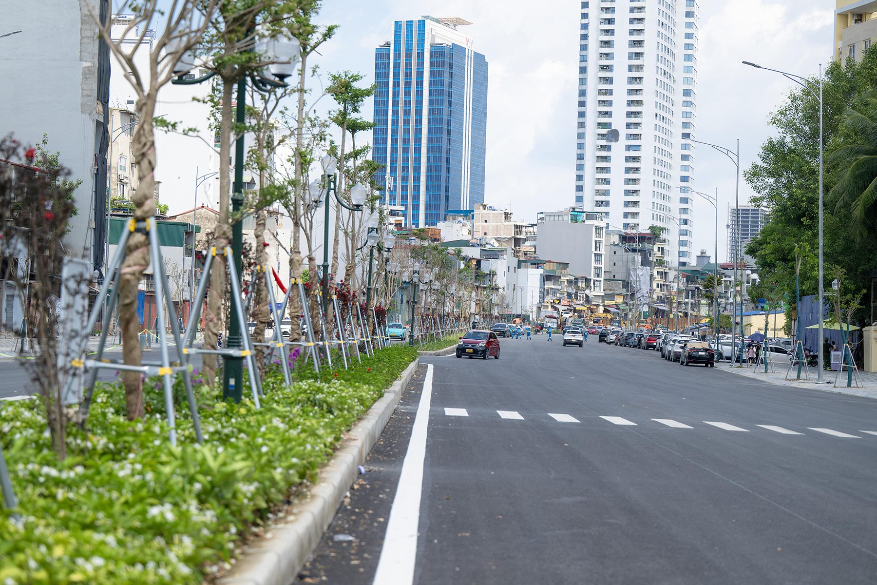 Đếm ngược ngày thông xe 2/9: Vành đai 1 Hoàng Cầu - Voi Phục thay da đổi thịt từng ngày - Ảnh 3.
