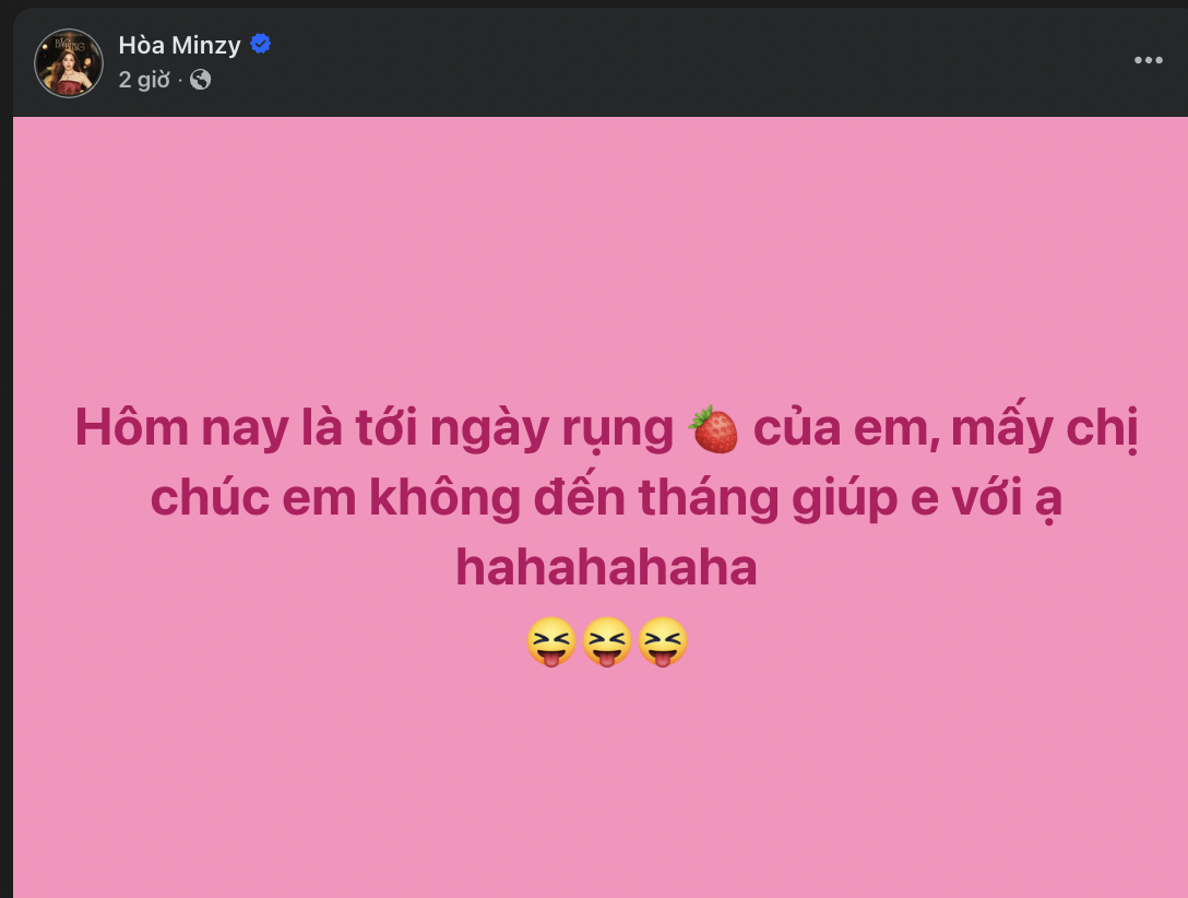 Hòa Minzy bị chê kém duyên vì chia sẻ công khai chuyện "rụng dâu"- Ảnh 1.