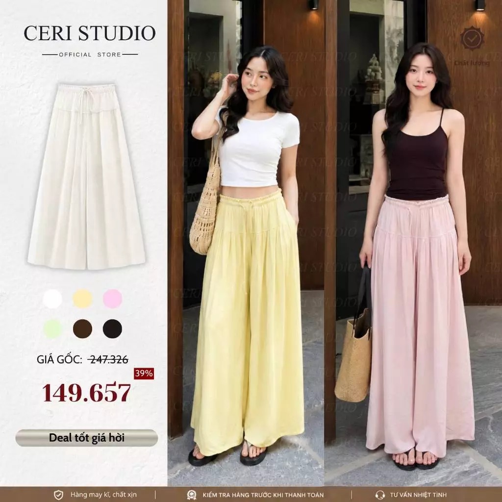 Tủ đồ m&ugrave;a h&egrave; của phụ nữ thanh lịch kh&ocirc;ng thể thiếu 5 kiểu quần mang tinh thần old money- Ảnh 9.