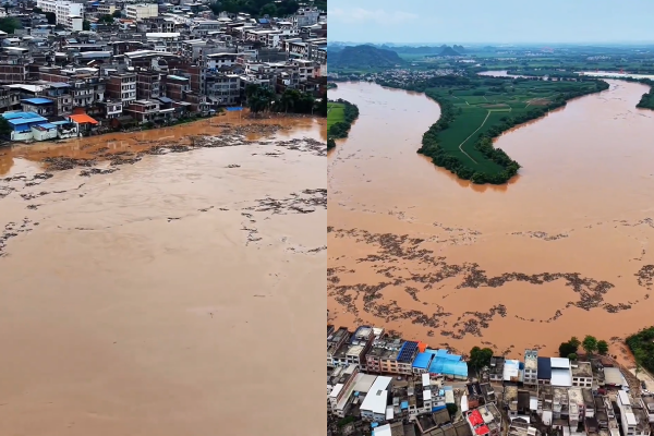 B&atilde;o Narra c&agrave;n qu&eacute;t g&acirc;y lũ lớn ngập đến tầng 2, người d&acirc;n suy sụp đứng tr&ecirc;n m&aacute;i nh&agrave; cầu cứu - Ảnh 3.