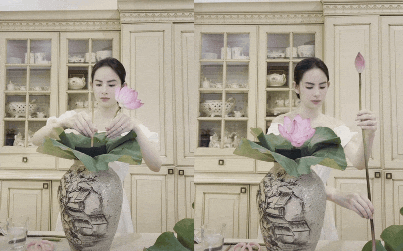 Hương Li&ecirc;n khiến d&acirc;n mạng xu&yacute;t xoa với m&acirc;m cỗ c&uacute;ng Rằm th&aacute;ng 7: Đ&uacute;ng chuẩn d&acirc;u h&agrave;o m&ocirc;n, kh&eacute;o l&eacute;o v&agrave; tinh tế từ những điều nhỏ nhất- Ảnh 3.