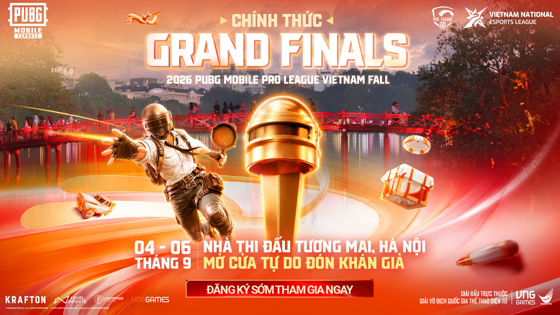 Hà Nội đăng cai chung kết tổng giải đấu 2026 PUBG Mobile Pro League Vietnam Fall - Ảnh 1.