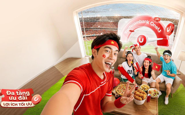 Techcombank OneU tiếp lửa chung kết ASEAN Cup 2026, ưu đ&atilde;i tới 80% cho người h&acirc;m mộ Việt - Ảnh 1.