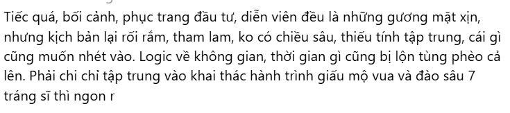 Bom tấn cổ trang Việt mới chiếu đ&atilde; g&acirc;y tranh c&atilde;i: Kỳ vọng c&agrave;ng cao thất vọng c&agrave;ng lớn, may c&oacute; h&igrave;nh ảnh vớt v&aacute;t lại- Ảnh 9.