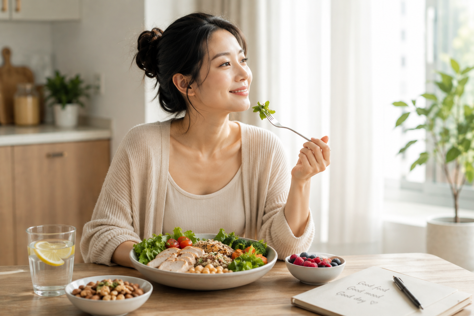 Phụ nữ muốn đẹp hơn ở tuổi 40, đ&ocirc;i khi kh&ocirc;ng cần mua th&ecirc;m mỹ phẩm: 5 th&oacute;i quen gi&uacute;p chị em "nu&ocirc;i" lại ch&iacute;nh m&igrave;nh - Ảnh 3.