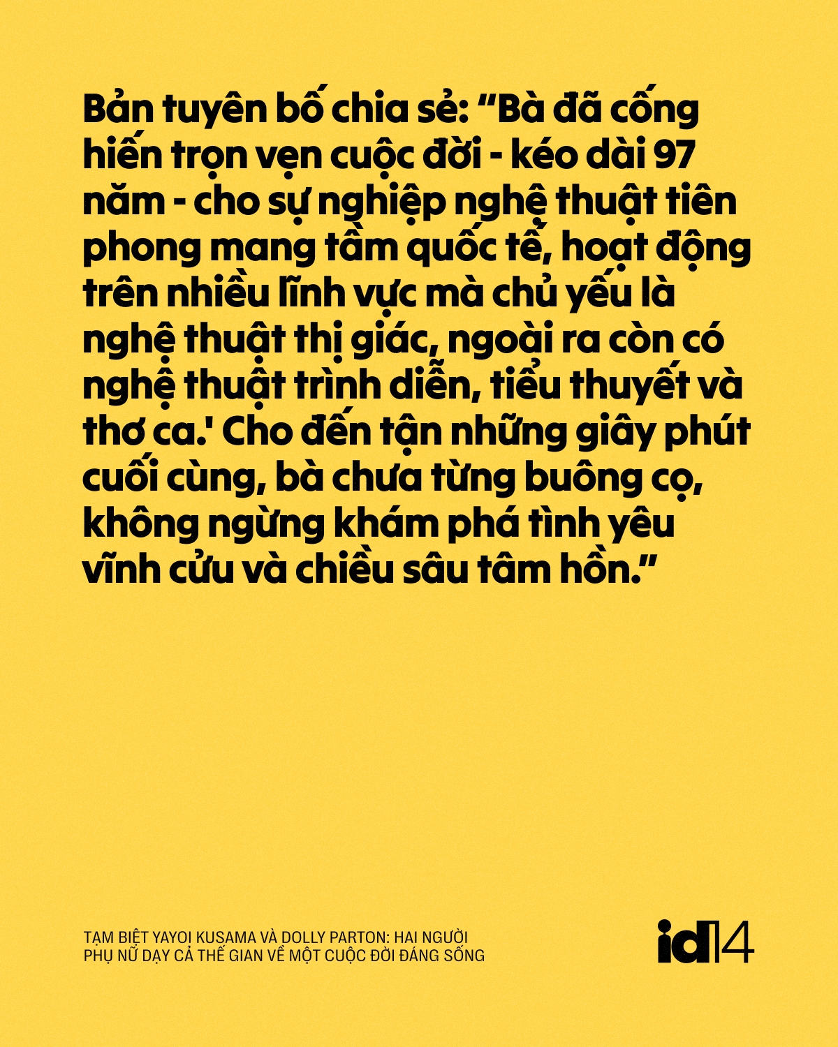 Yayoi Kusama - “Nữ hoàng chấm bi” của nghệ thuật đương đại - qua đời ở tuổi 97- Ảnh 2.