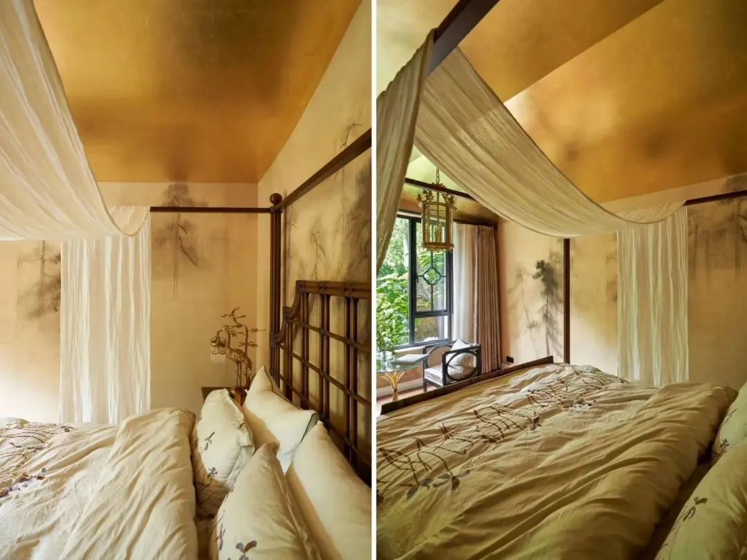 Căn hộ 188m&sup2; giữa trung t&acirc;m th&agrave;nh phố g&acirc;y ch&uacute; &yacute; v&igrave; trần ph&ograve;ng ngủ d&aacute;t v&agrave;ng: Mỗi căn ph&ograve;ng l&agrave; một &ldquo;m&ugrave;a&rdquo; kh&aacute;c nhau- Ảnh 11.