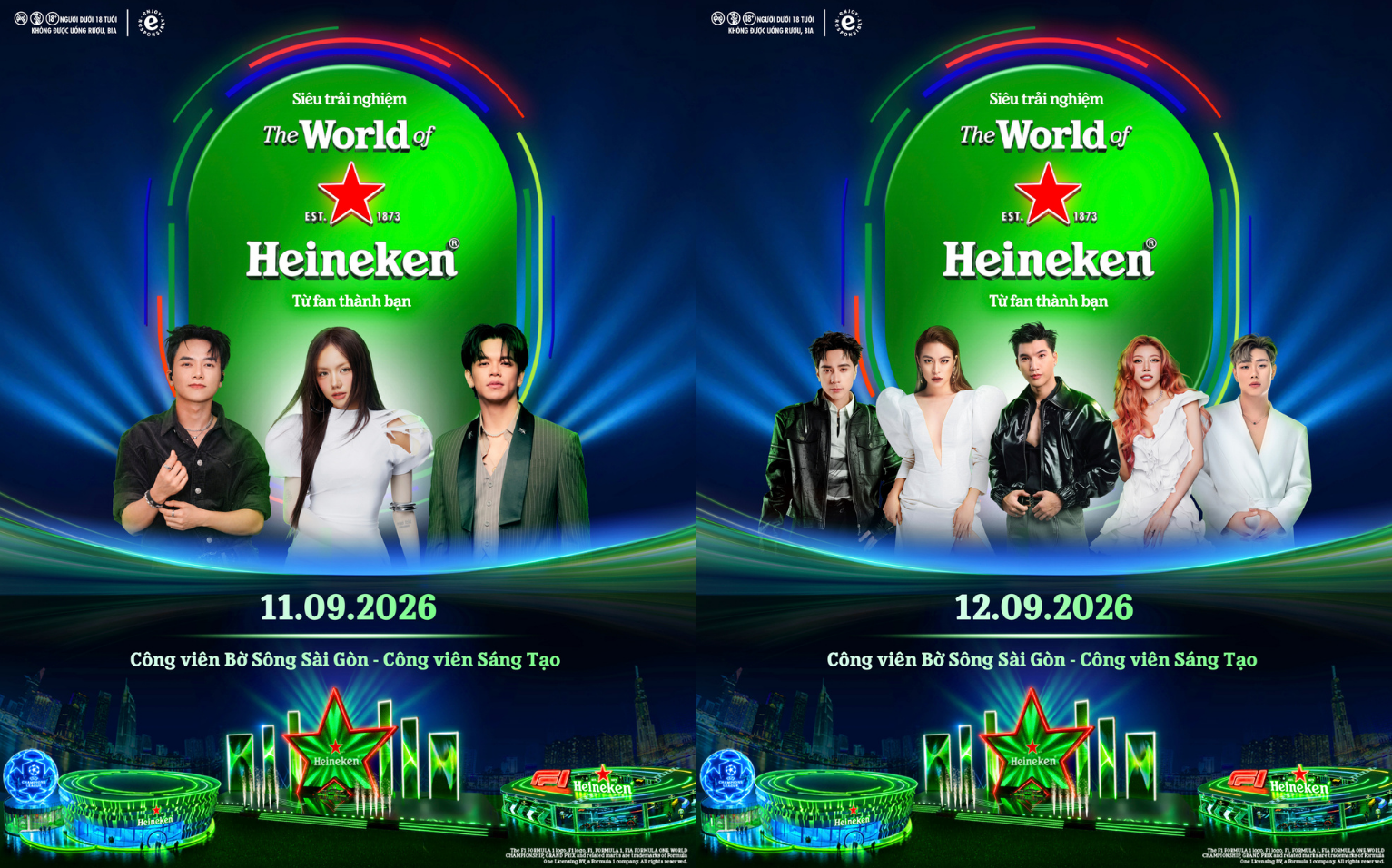 HOT: Charlie Puth cùng dàn sao Vbiz hội tụ tại The World Of Heineken®, siêu trải nghiệm 4 thế giới đam mê chính thức “lên sóng” - Ảnh 2.